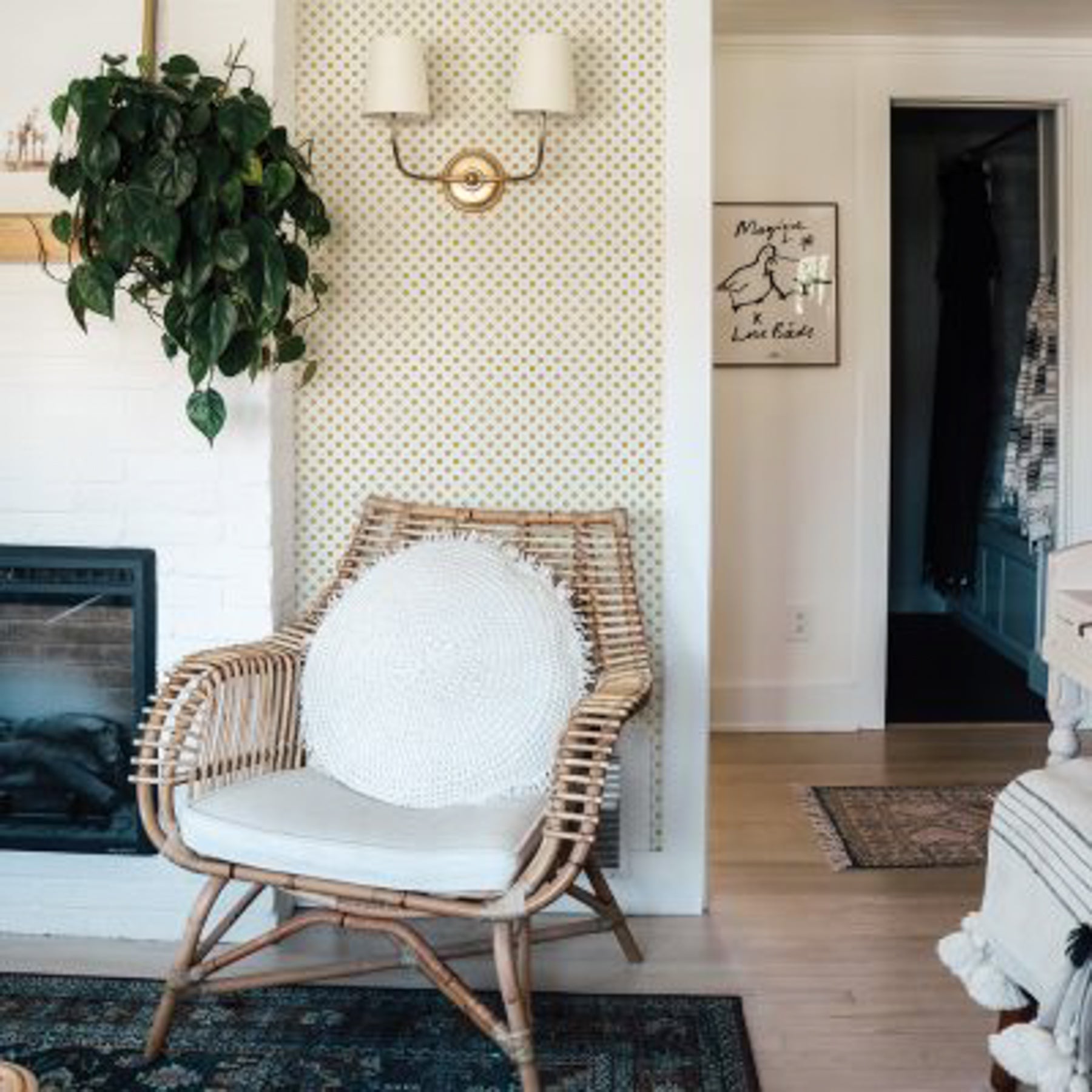 Ditsy Floral Daisy Wallpaper