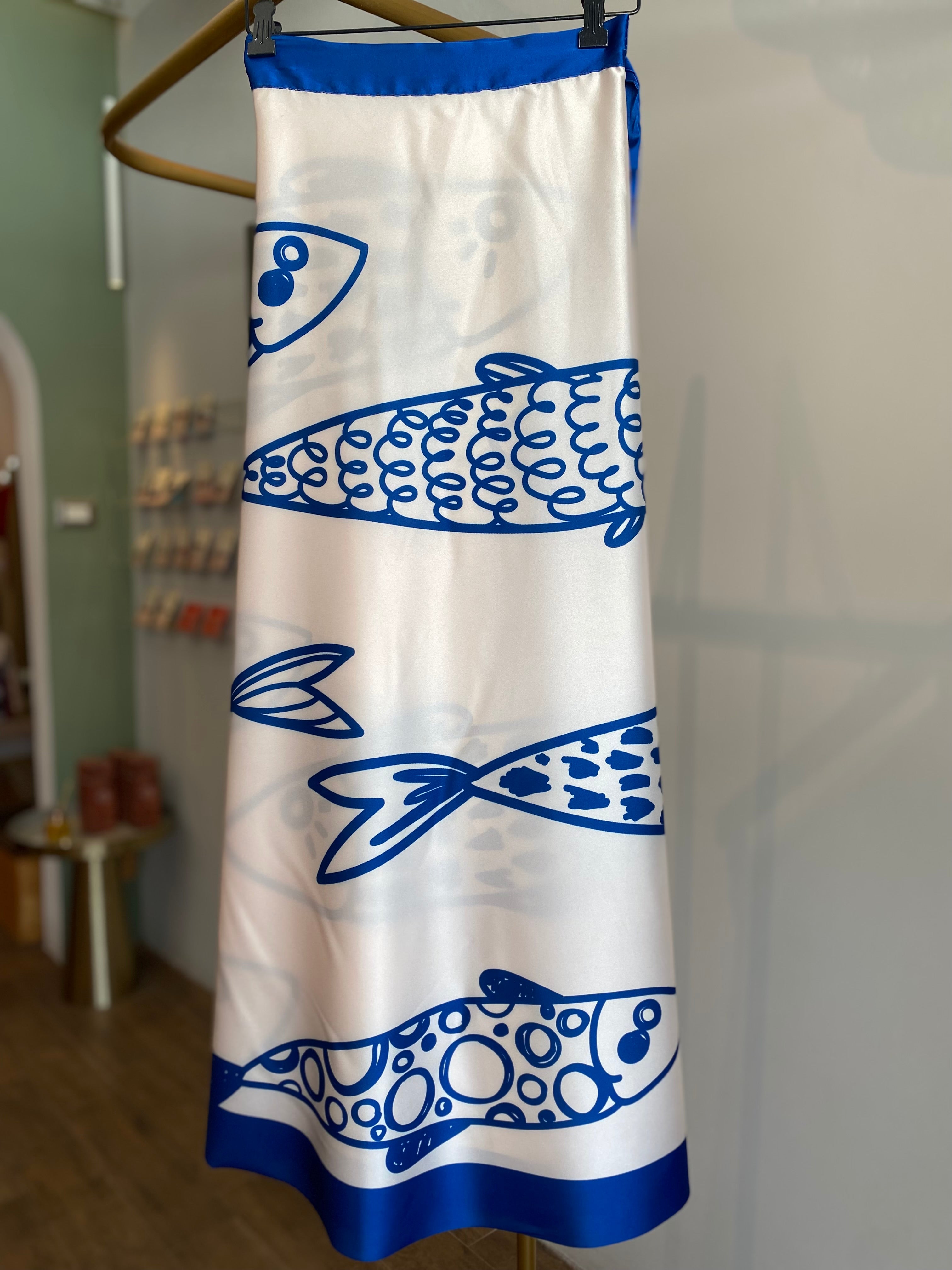 BLUE FISH PAREO FALDA