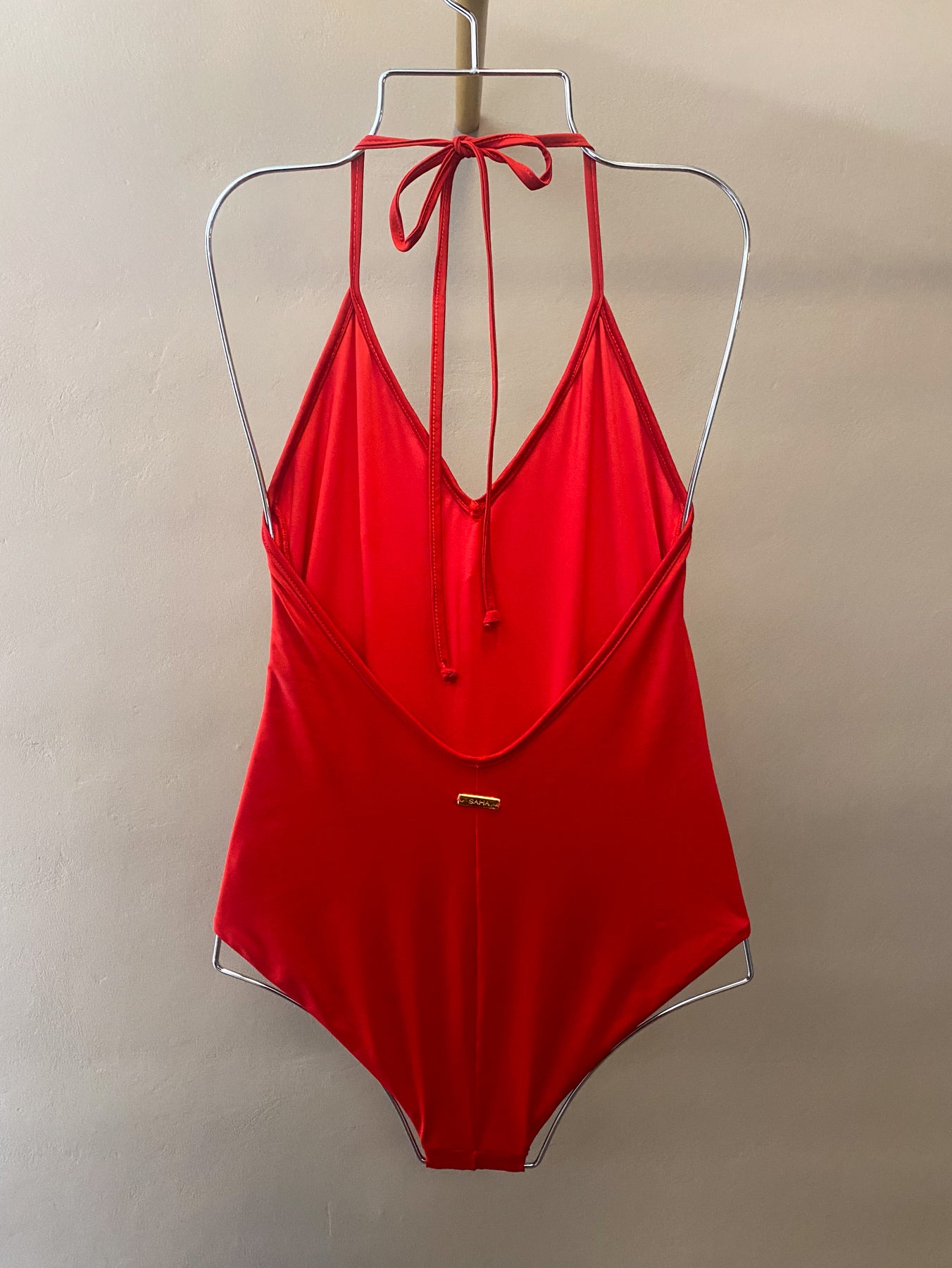 Textured Red One piece/ TS