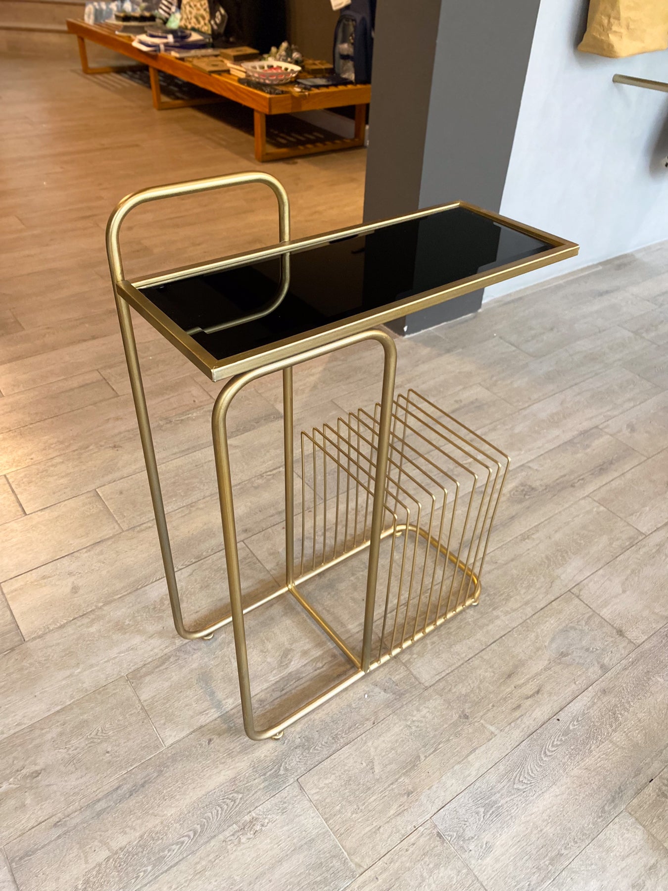 Slambi Side Table in Gold