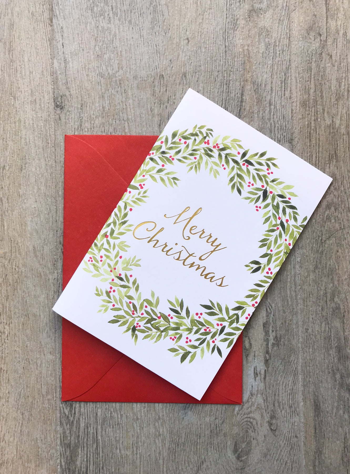 Wreath Keepsake Boxed Cards