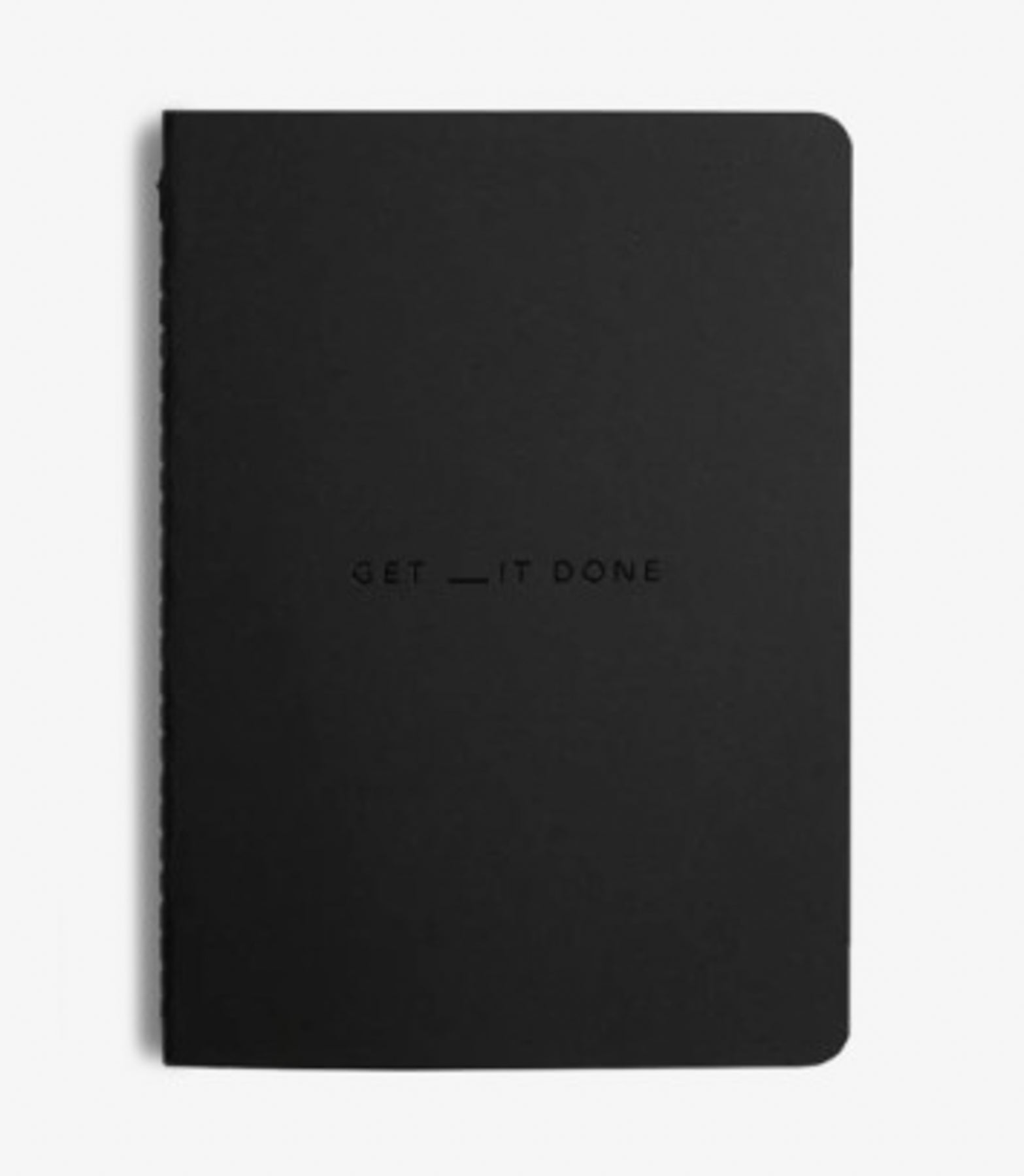 CUADERNO SMALL GET__IT DONE MINIMAL A6 BLACK