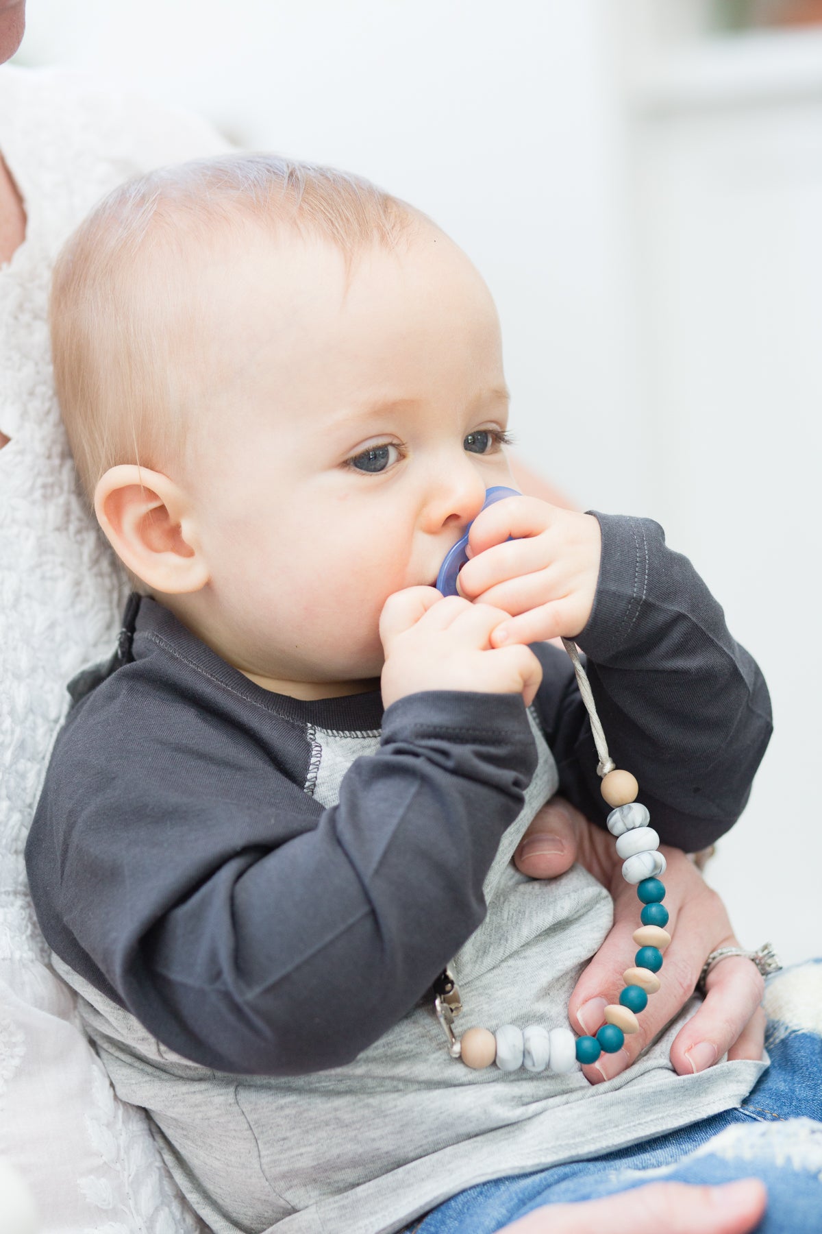 Lenon Lilac Pacifier Clip