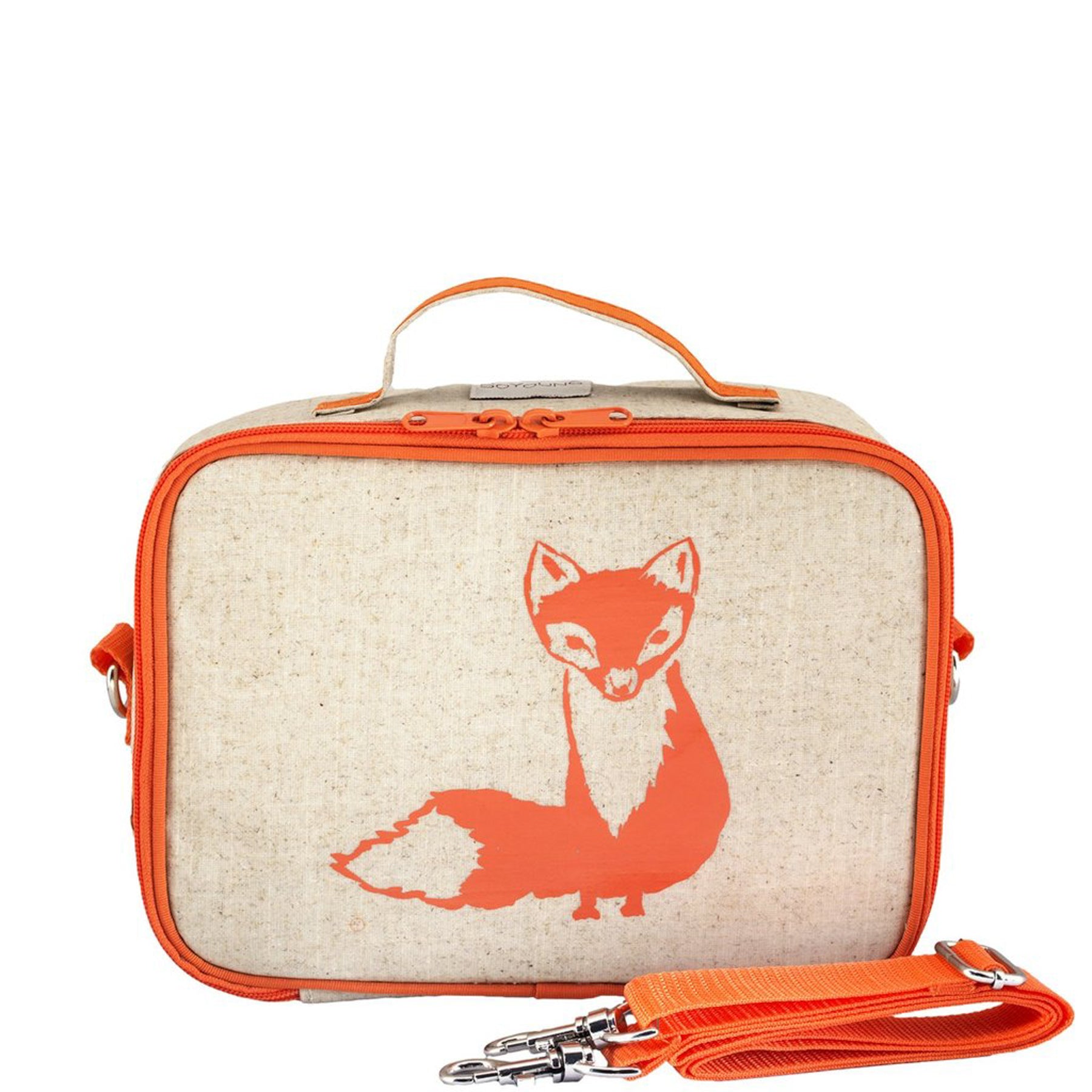 Orange Fox Lunch Box