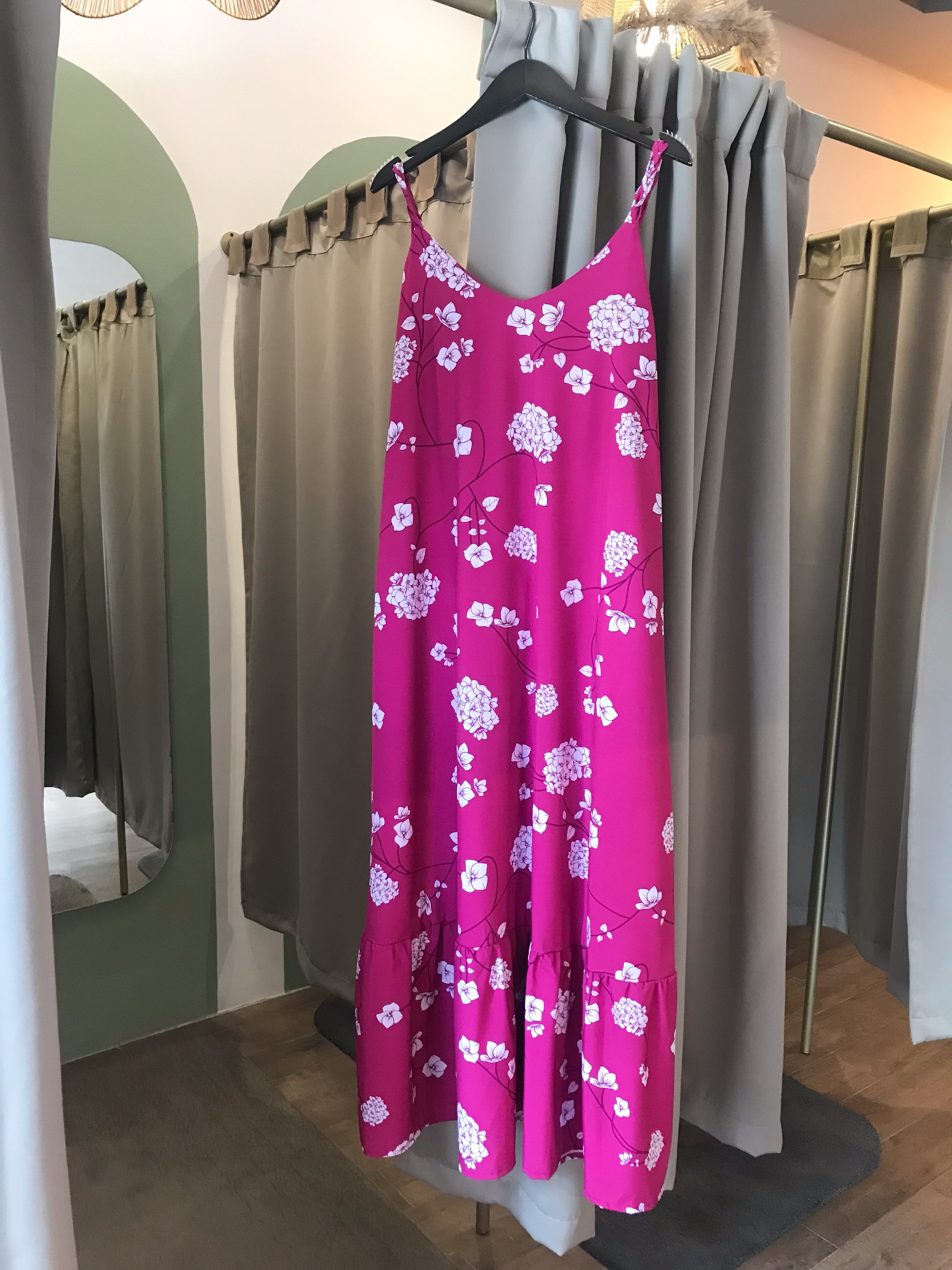 VESTIDO LEANDRA MAXI MAGENTA