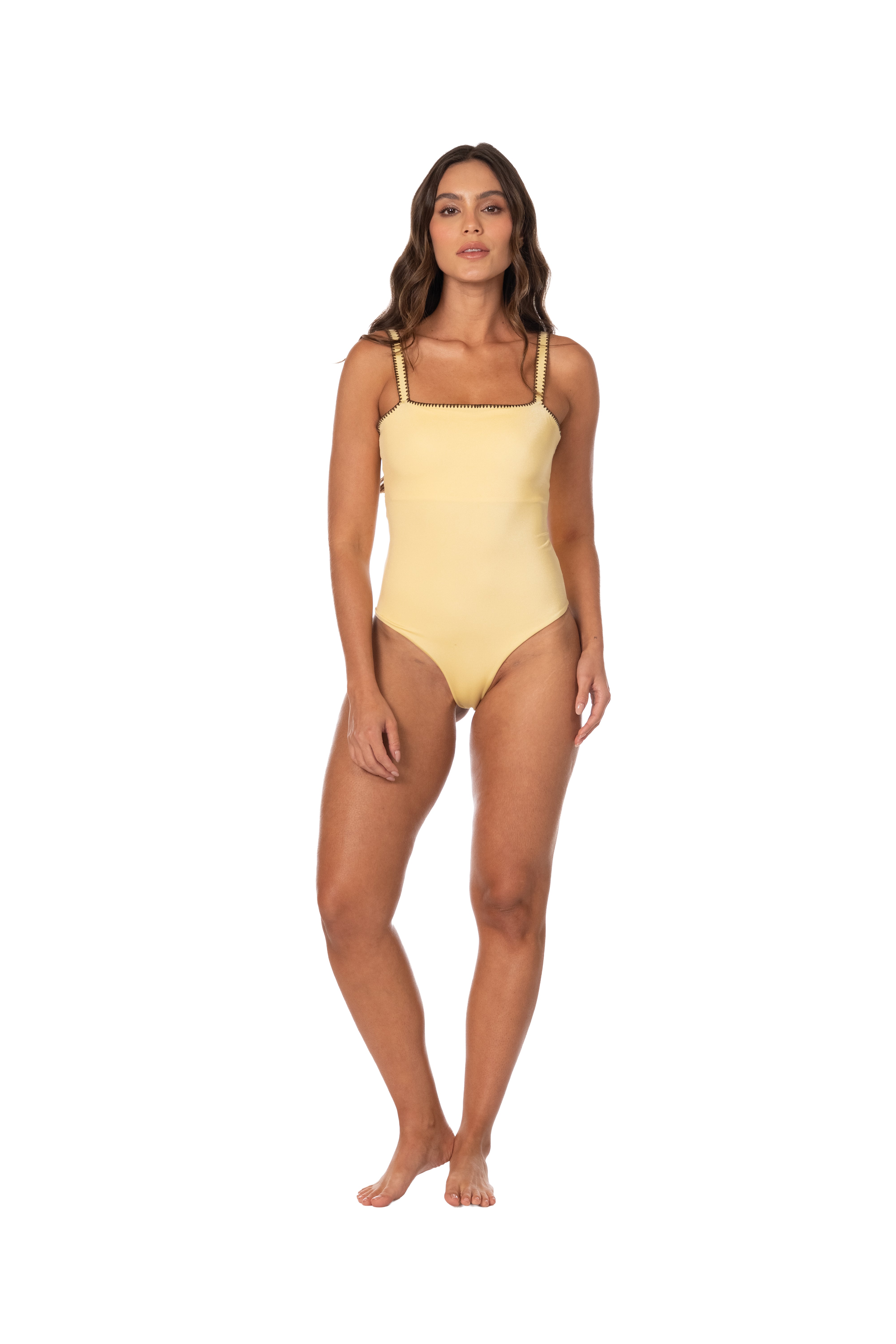 IM YELLOW STRAIGHT ONE PIECE