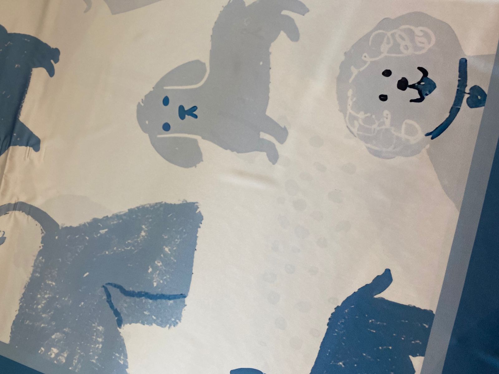 BLUE DOGS PAREO CUADRADO